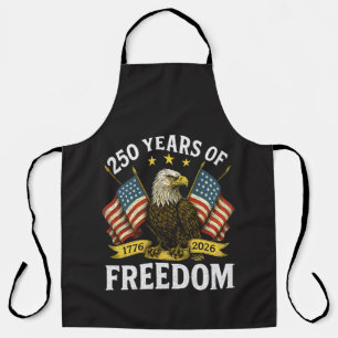 250 jaar vrijheid 1776 2026 Amerikaanse zeearend Schort