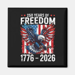 250 Jaar Vrijheid 1776 2026 Patriottische Ld Eagle Magneet