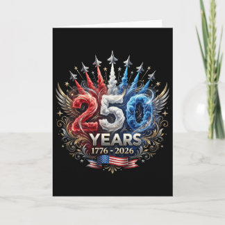 250 Jaar Vrijheid 1776 2026 Patriottische Usa Luch Kaart