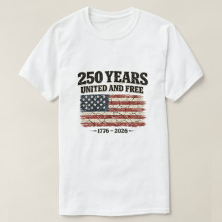 250 Jaar Vrijheid 1776–2026 | Vintage Grunge Pa T-shirt