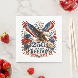250 Jaar Vrijheid Adelaar 250e Verjaardag VS Servet