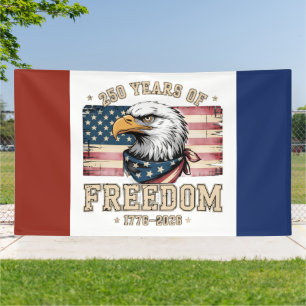 250 Jaar Vrijheid – Amerikaanse Semiquincentennial Spandoek
