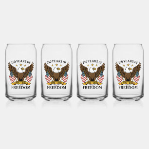 250 jaar vrijheid - Amerika's verjaardag Blikvorm Glas