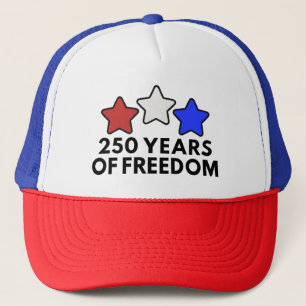 250 Jaar Vrijheid Patriotisch  Trucker Pet