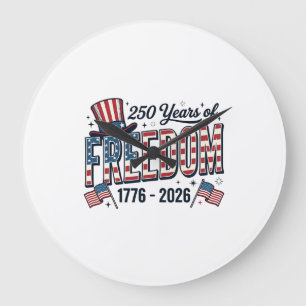 250 Jaar Vrijheid Patriottisch Jubileum T-shirt_1 Grote Klok