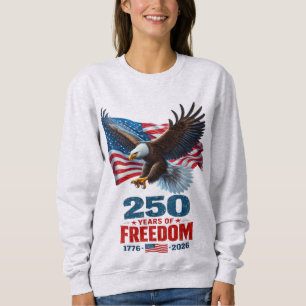 250 Jaar Vrijheid Patriottische Adelaar Amerikaans Trui