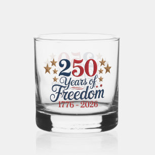 250 Jaar Vrijheid Whisky Glas