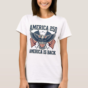 250 Jaar Vrouwen Amerika Is Terug T-shirt