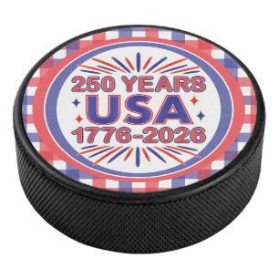 250 Jaar VS 1776–2026 Semiquincentennial Hockey Puck