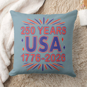 250 Jaar VS   1776–2026 Semiquincentennial Kussen