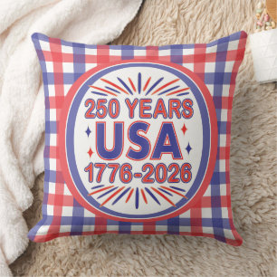 250 Jaar VS 1776–2026 Semiquincentennial Kussen