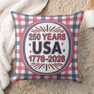 250 Jaar VS 1776–2026 Semiquincentennial Kussen