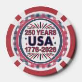 250 Jaar VS | 1776–2026 Semiquincentennial Poker Chips (Achterkant)