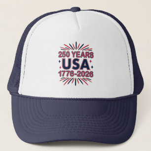 250 Jaar VS   1776–2026 Semiquincentennial Trucker Pet