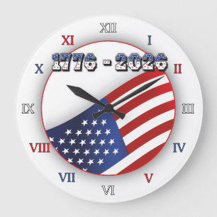 250 Jaar VS Vrijheid 1776-2026 Patriottisch Grote Klok