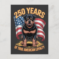 250 Jaar Ware Amerikaanse Trouw Rottweiler