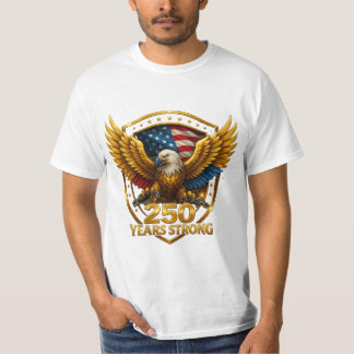 250. Jahrestag der USA – Freedom Eagle Emblem  T-shirt