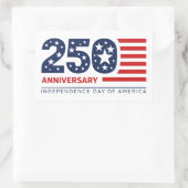250-jarig jubileum Onafhankelijkheidsdag van Ameri Rechthoekige Sticker (Tas)