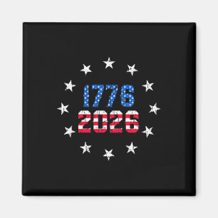 250-jarig jubileum Pocket Usa 250e Grafische Kunst Magneet
