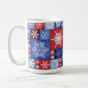 250-jarig jubileum Sneeuwvlokcollage Koffiemok