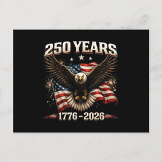 250-jarig jubileum USA Patriottische Adelaar 250e Briefkaart