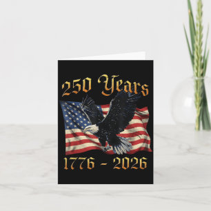 250-jarig jubileum USA Patriottische Adelaar 250e Kaart