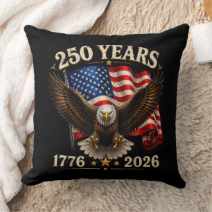 250-jarig jubileum USA Patriottische Adelaar 250e Kussen