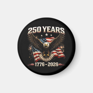 250-jarig jubileum USA Patriottische Adelaar 250e Magneet