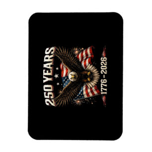 250-jarig jubileum USA Patriottische Adelaar 250e Magneet