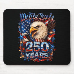 250-jarig jubileum USA patriottische adelaar 250e Muismat