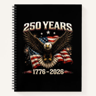 250-jarig jubileum USA Patriottische Adelaar 250e Notitieboek