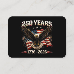 250-jarig jubileum USA Patriottische Adelaar 250e Visitekaartje