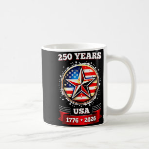 250-jarig jubileum USA patriottische ster Koffiemok