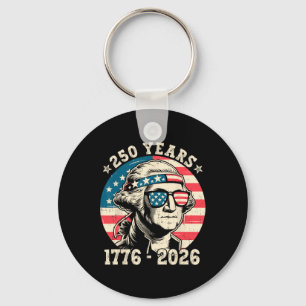 250-jarig jubileum Usa patriottische vlag 250e 4 j Sleutelhanger