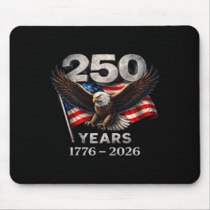 250-jarig jubileum Usa T-shirt Adelaar Amerikaanse Muismat