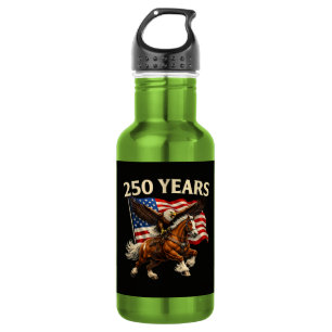 250-jarig jubileum USA Western Paard Adelaar Waterfles