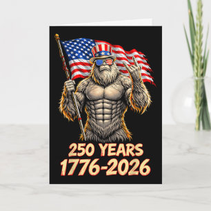250-jarig jubileum Vlag van de VS 250 Jaar 1776 20 Kaart