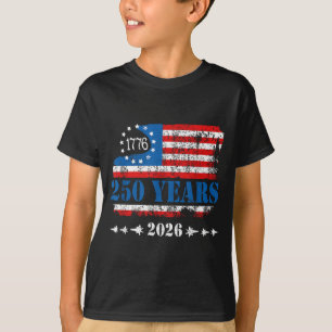 250-jarig jubileum VS 250e Amerikaans 250 jaar 4e T-shirt
