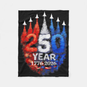 250-jarig jubileum VS 250e Amerikaanse vlag Patrio Fleece Deken