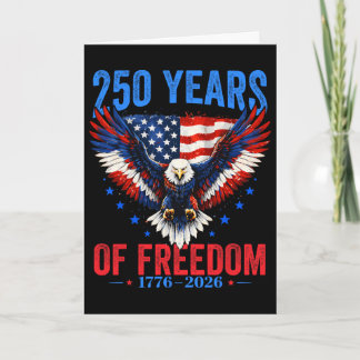 250-jarig jubileum VS 4 juli patriottisch 250 jaar Kaart