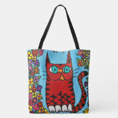 250 - Peper de kat - Canvas tas (Achterkant)