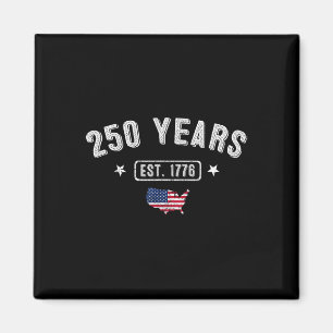 250 Years America Jubileum 1776 250th Birthday U Magneet