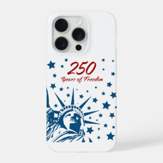 250 Years of Freedom Happy Birthday USA Patriotic  iPhone 15 Pro Hoesje