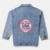 250 Years USA | 1776–2026 Semiquincentennial Denim Jacket (Achterkant)