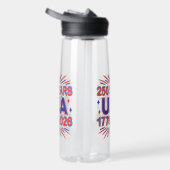 250 Years USA | 1776–2026 Semiquincentennial Waterfles (Rechts)