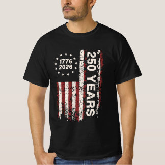 250 Years USA Anniversary 250th Independence Day T-shirt