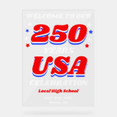 250 Years USA Commemorative Welcome (Recto)