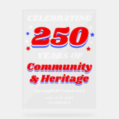 250 Years USA Community Celebration Welcome (Recto)