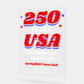 250 Years USA Community Festival Welcome (Angle)