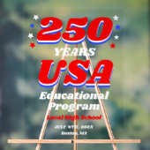 250 Years USA Patriotic School Assembly Welcome (Neutre)